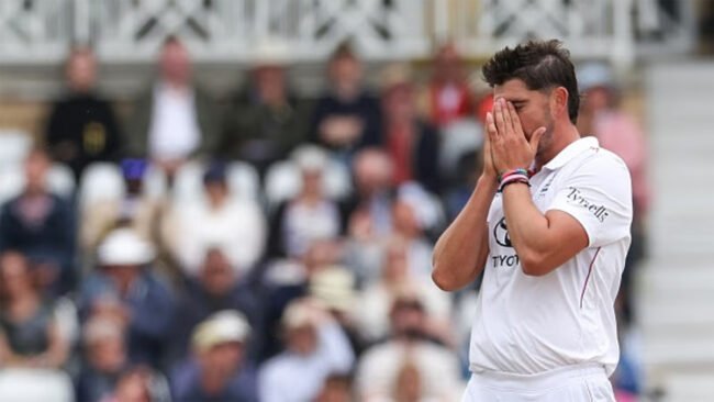 Big blow to England before first test